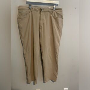 Lululemon‎ Mens ABC Beige Khaki Performance Pants 38*29